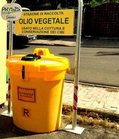 Installati quattro nuovi punti per la raccolta dell’olio vegetale esausto