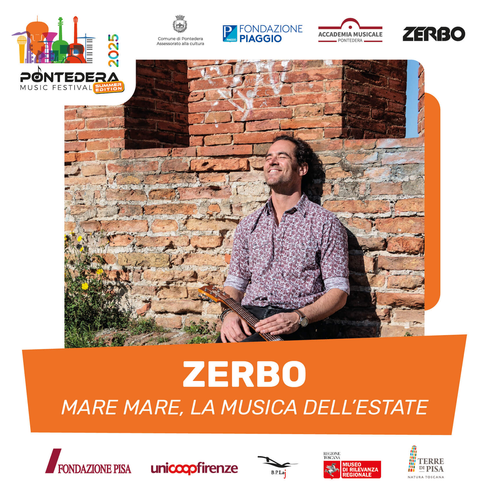 Zerbo il 29 agosto al Pontedera Music Festival