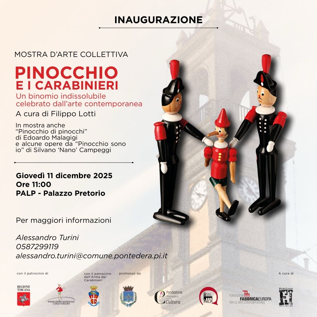 invito pinocchio e i carabinieri